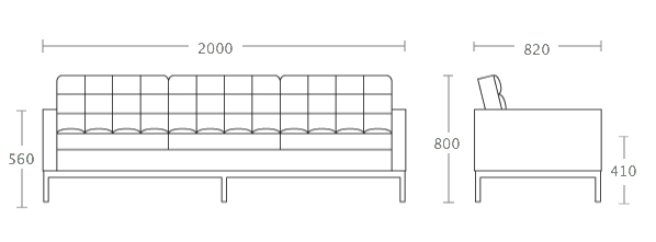 Диван Florence Knoll sofa в Самаре