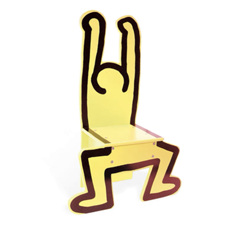 Детский стул Chaise Keith Haring Dancer Vilac Желтый Желтый в Самаре | Loft Concept 