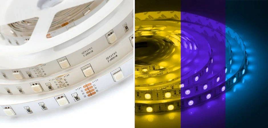 Светодиодная лента 7,2W/m 30LED/m 5050SMD разноцветная 5M Светодиодная лента 7,2W/m 30LED/m 5050SMD разноцветная 5M - Loft-Concept в Самаре