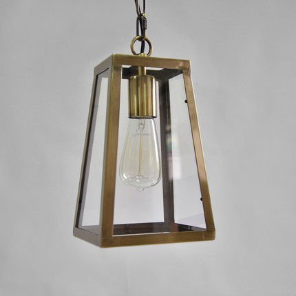 Подвесной светильник Loft Industrial Ortogonal pendant Brass  в Самаре | Loft Concept 