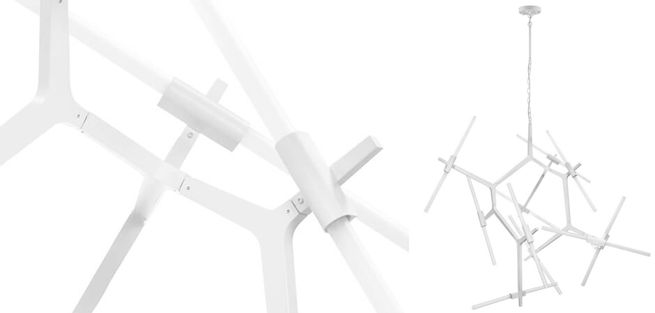 Люстра Агнес Chandelier White 20 Люстра Агнес Chandelier White 20 - Loft-Concept в Самаре