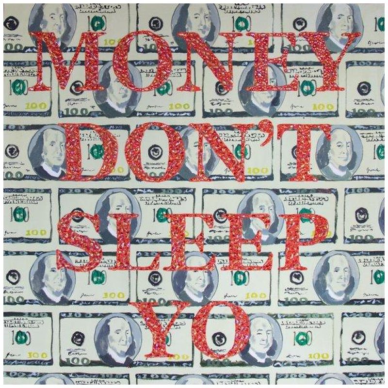 Картина “Money Don’t Sleep Yo” Мульти в Самаре | Loft Concept 