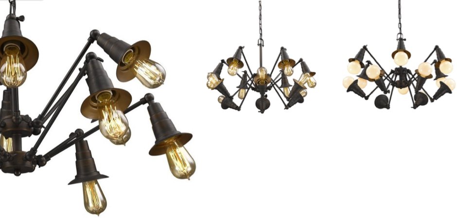 Люстра Loft Spider Chandelier 12 Люстра Loft Spider Chandelier 12 - Loft-Concept в Самаре