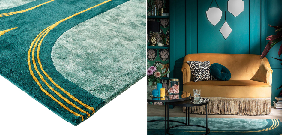 Ковер Carpet Green & Gold Ковер Carpet Green & Gold - Loft-Concept в Самаре