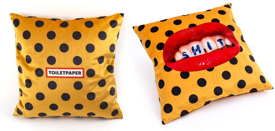 Подушка Seletti Cushion Shit Toiletpaper Подушка Seletti Cushion Shit Toiletpaper - Loft-Concept в Самаре