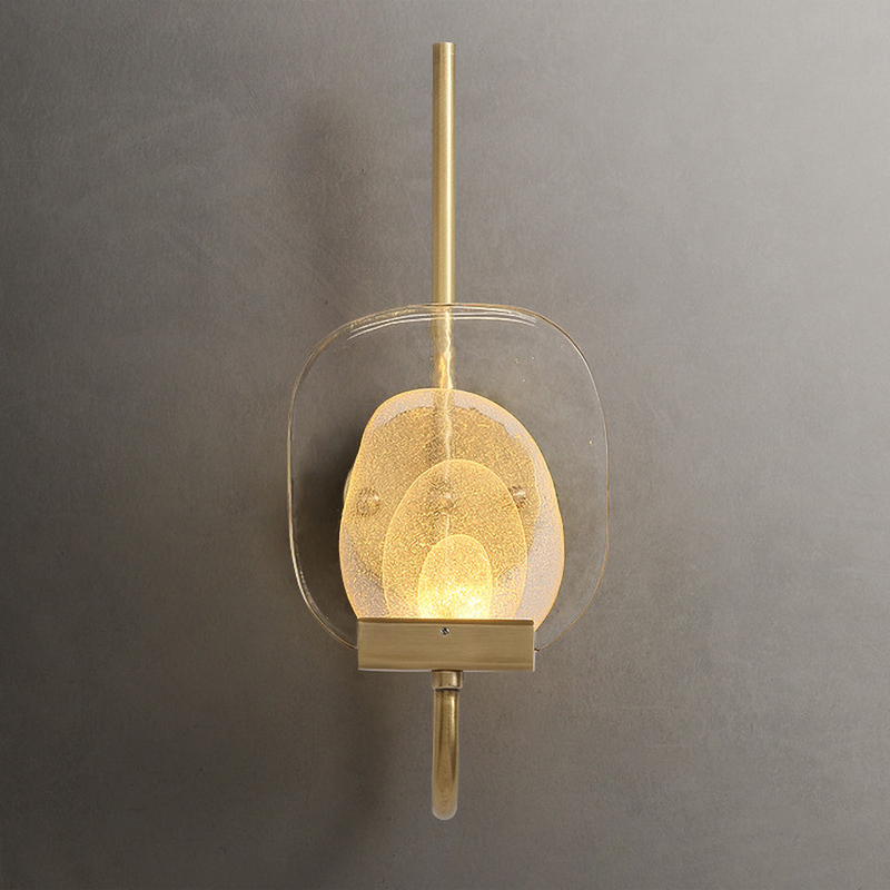 Бра Gold Radiance sconce Латунь Прозрачный в Самаре | Loft Concept 