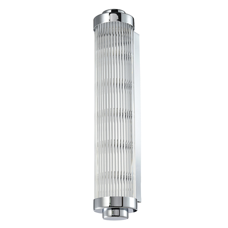 Бра Buck Glass TUBE Wall Lamp Nickel Никель Прозрачный (Transparent) в Самаре | Loft Concept 