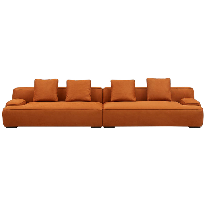 Диван Colby Orange Sofa Оранжевый в Самаре | Loft Concept 