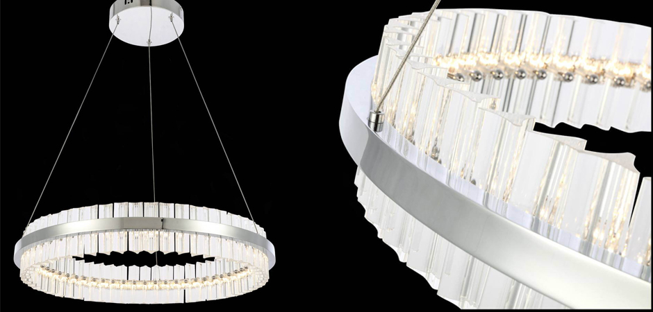 Люстра Ring Horizontal Chrome Люстра Ring Horizontal Chrome - Loft-Concept в Самаре