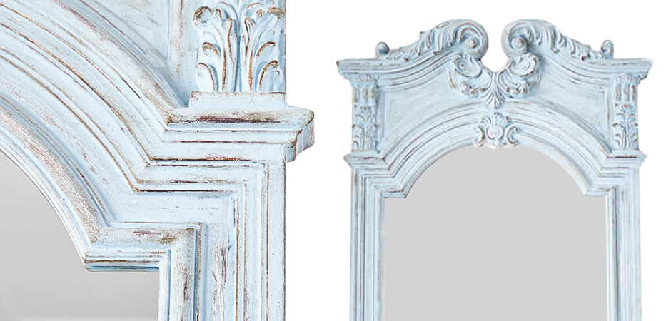 Зеркало Lupescu Mirror Pastel Blue Зеркало Lupescu Mirror Pastel Blue - Loft-Concept в Самаре