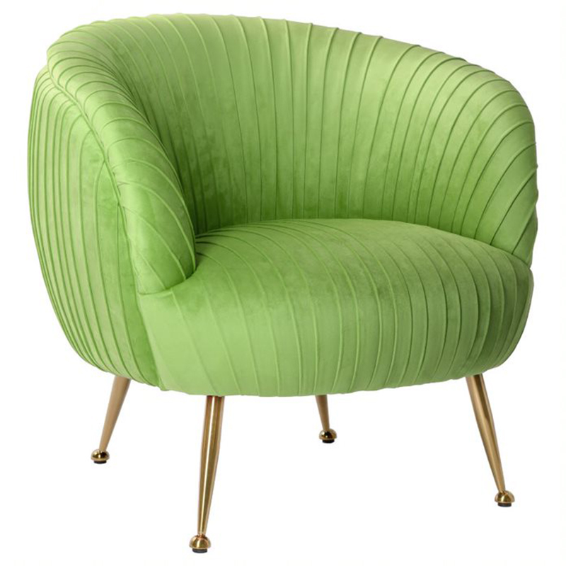 Кресло SOUFFLE CHAIR green матовое золото Зеленый в Самаре | Loft Concept 