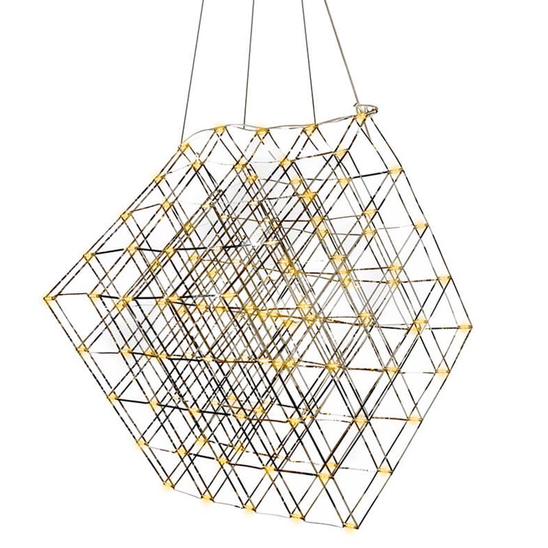 Люстра Moooi Tesseract Yellow lamp M Хром в Самаре | Loft Concept 