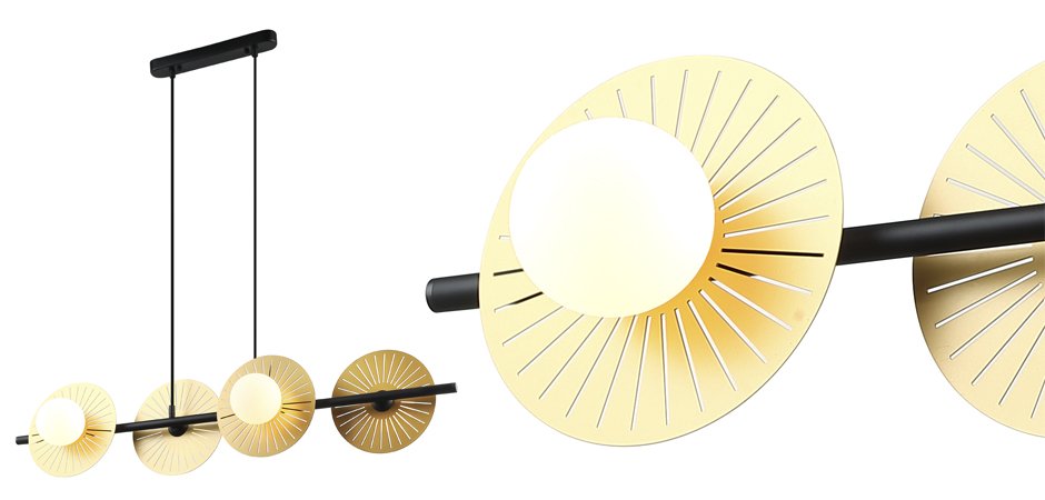 Люстра Balls & Discs Horizontal 4 Люстра Balls & Discs Horizontal 4 - Loft-Concept в Самаре
