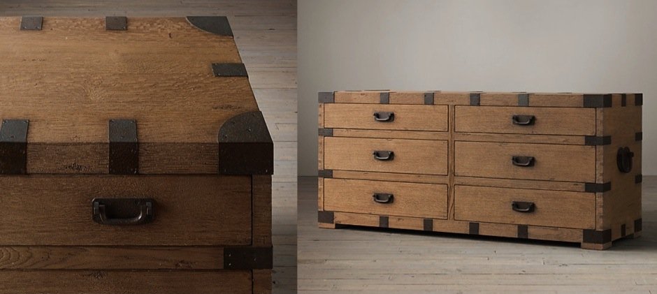 Комод в винтажном стиле Vintage Antique Oak Wide Комод в винтажном стиле Vintage Antique Oak Wide - Loft-Concept в Самаре