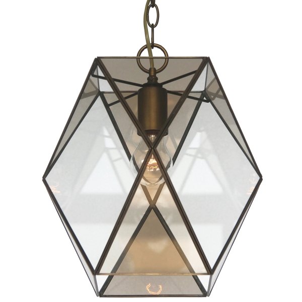 Подвесной светильник Rombius Pendant I brandy glass Темная бронза винтаж в Самаре | Loft Concept 