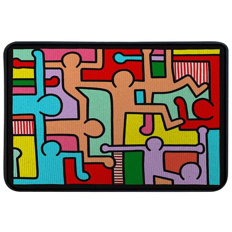 Ковер для прихожей и ванной Keith Haring Rug Мульти в Самаре | Loft Concept 