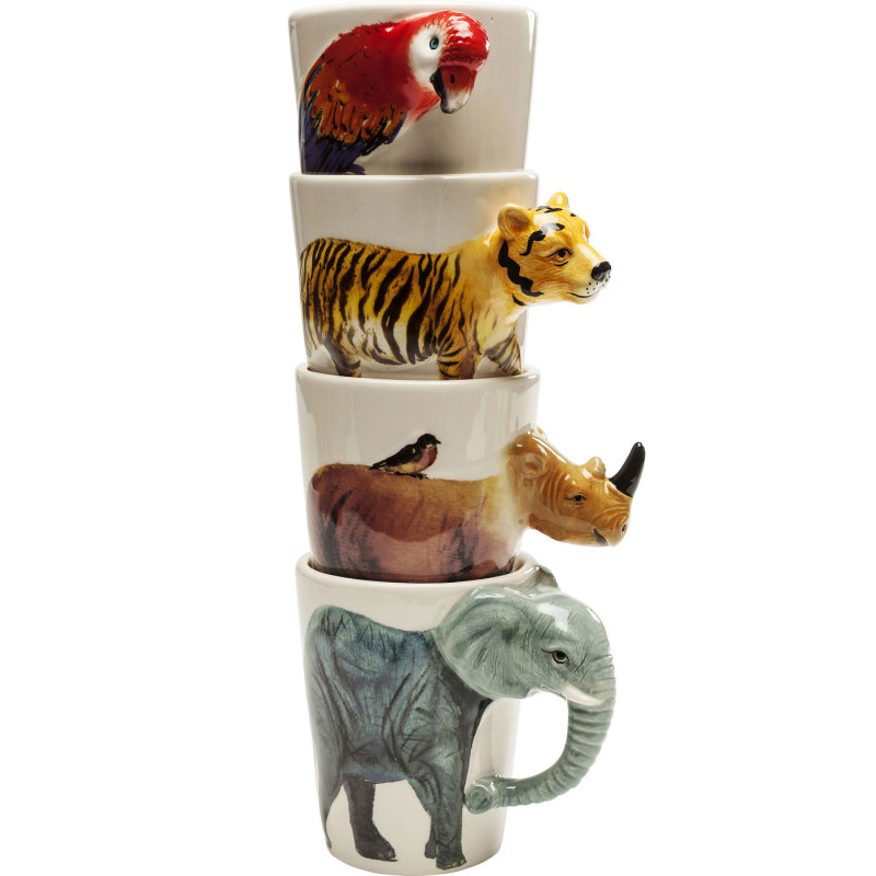 Кружка Tropical Animals mug Мульти в Самаре | Loft Concept 