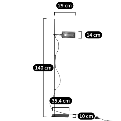 Торшер с плафоном из перфорированного металла Elledge Floor Lamp в Самаре