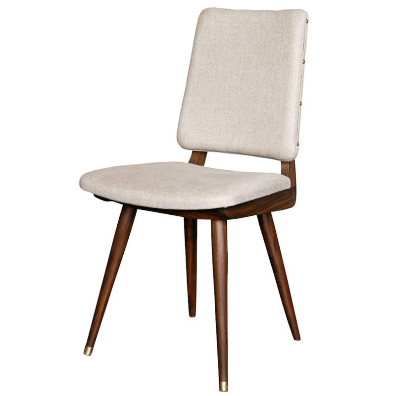 Стул Camille Dining Chair ivory ( слоновая кость ) Коричневый в Самаре | Loft Concept 