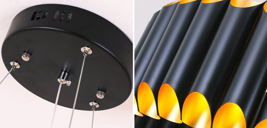 Люстра GALLIANO ROUND SUSPENSION LIGHT by DELIGHTFULL Black Люстра GALLIANO ROUND SUSPENSION LIGHT by DELIGHTFULL Black - Loft-Concept в Самаре