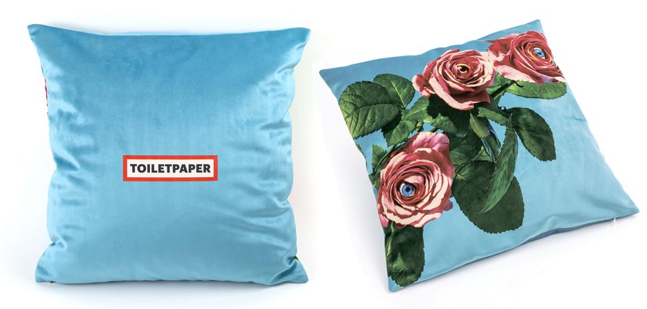 Подушка Seletti Cushion Roses Toiletpaper Подушка Seletti Cushion Roses Toiletpaper - Loft-Concept в Самаре