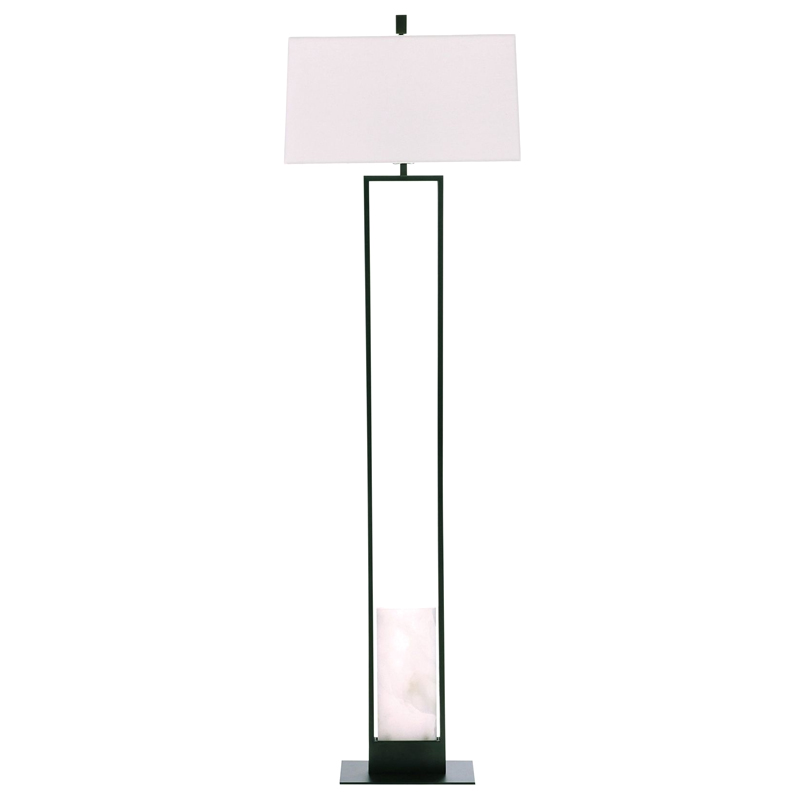 Торшер Arteriors MARKHAM FLOOR LAMP Бронза Белый Черный в Самаре | Loft Concept 