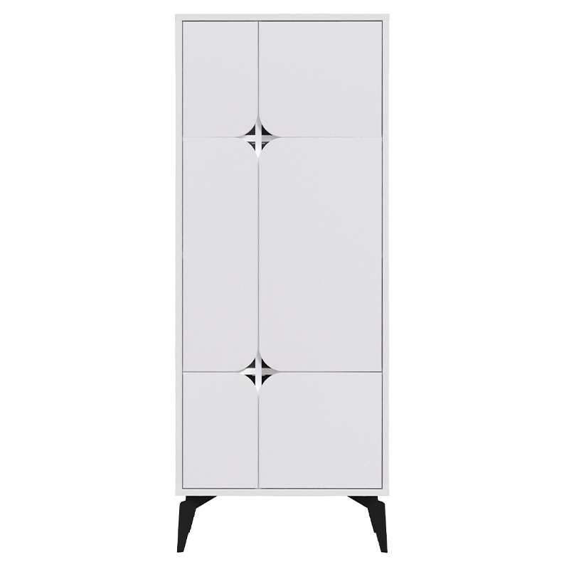 Комод белый с 4-мя дверцами на металлических ножках SPARK MULTIPURPOSE CABINET WHITE Белый в Самаре | Loft Concept 