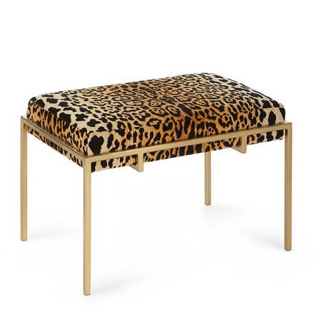 Пуф Metal and Leopard Ottoman Мульти в Самаре | Loft Concept 