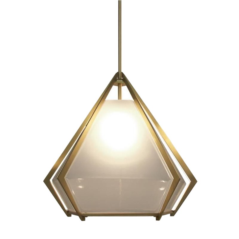 Подвесной светильник Harlow Pendant Lamp white Золотой Белый в Самаре | Loft Concept 