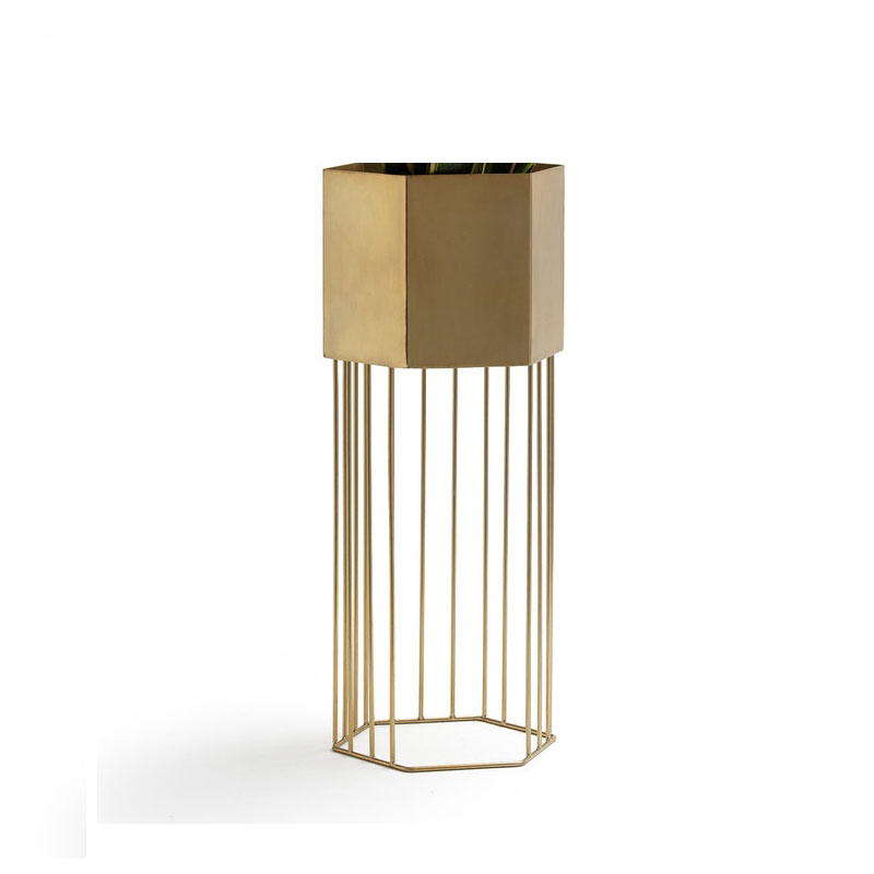 Ваза Vase On A Metal Stand Brass Латунь в Самаре | Loft Concept 