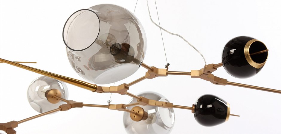 ЛЮСТРА Chandelier bubbles and thorns 6 плафонов ЛЮСТРА Chandelier bubbles and thorns 6 плафонов - Loft-Concept в Самаре