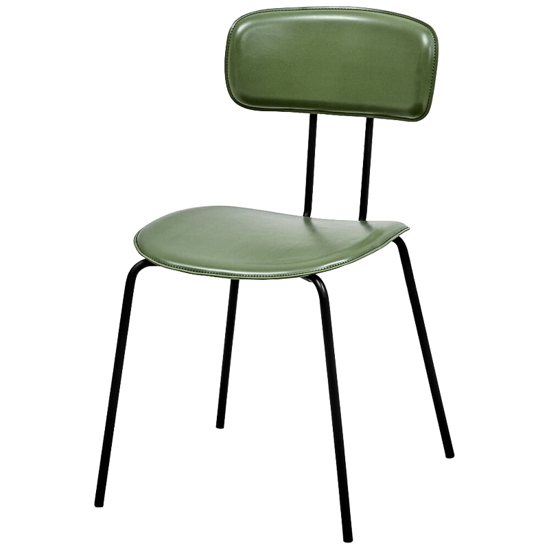 Стул Tyler Loft Stool green Зеленый Черный в Самаре | Loft Concept 