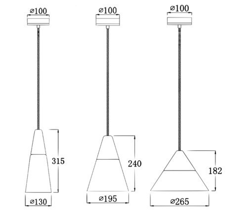 Подвесной светильник Opaque Light Middle в Самаре