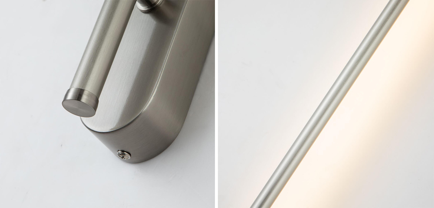 Бра Kim Trumpet tube Nickel Wall Lamp 60 - фото