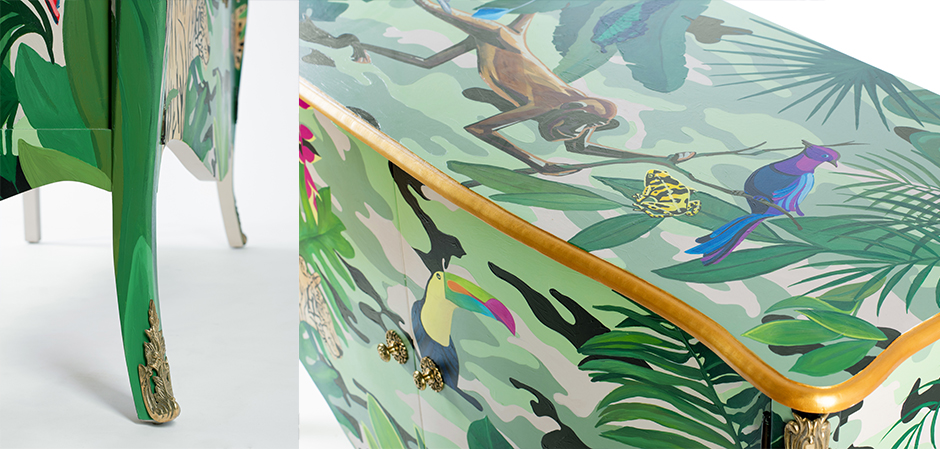 Комод L.XV DRESSER Flowers Jungle Комод L.XV DRESSER Flowers Jungle - Loft-Concept в Самаре