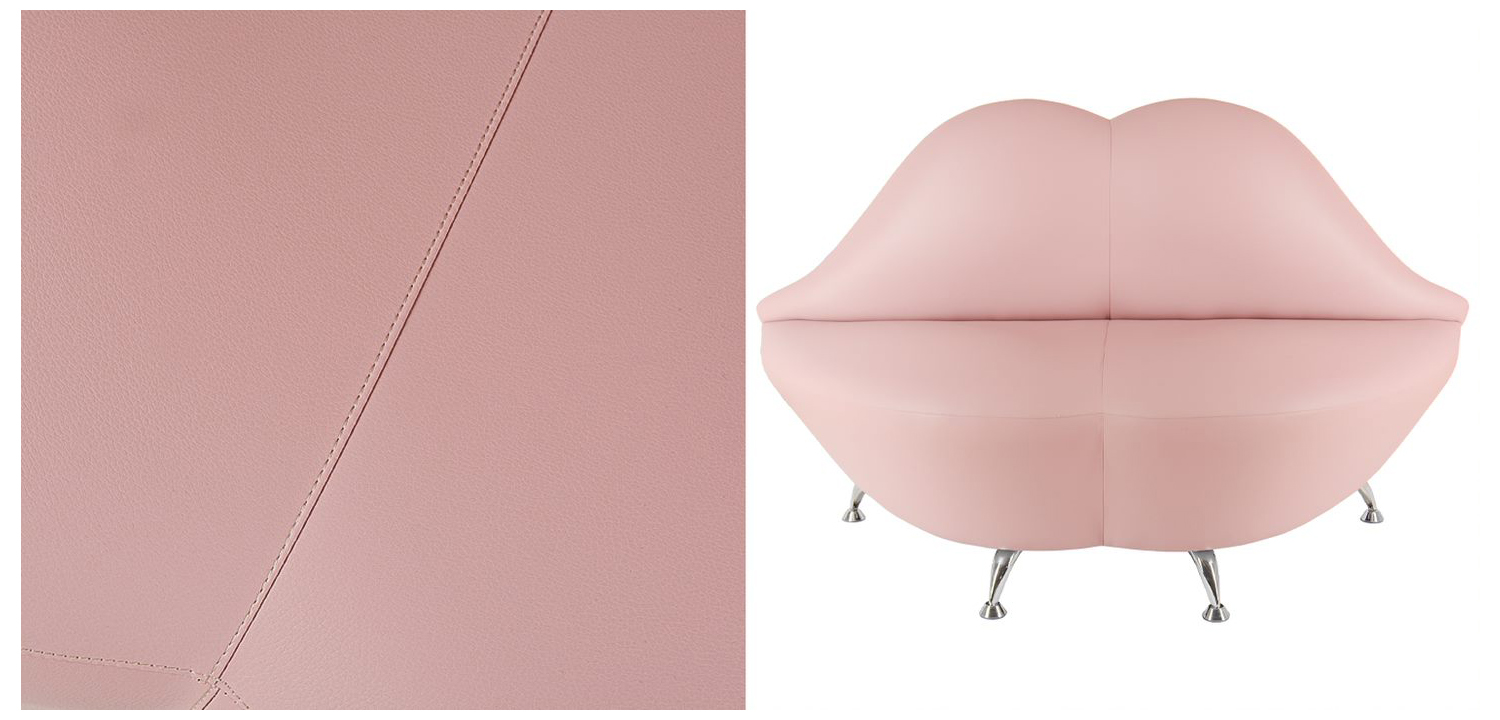 Диван в форме губ Pink Lips - фото