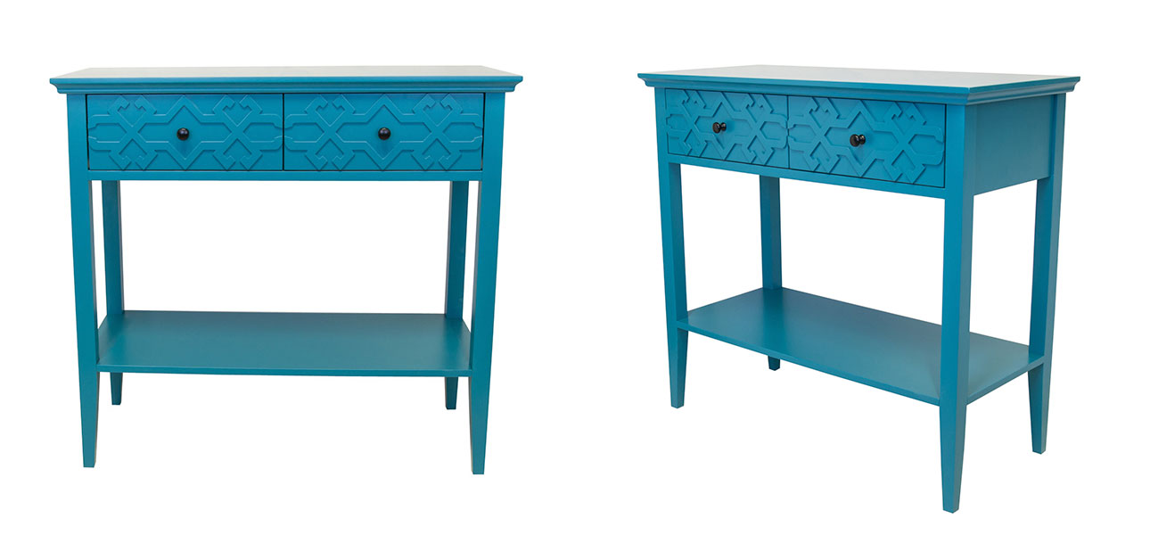 Консоль цвет бирюзовый Country Style - фото