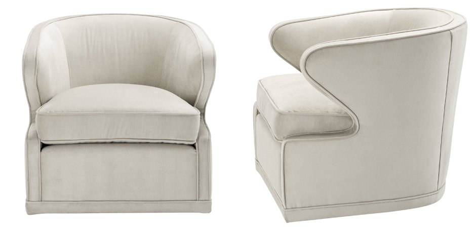 Кресло Eichholtz Chair Dorset Pebble Grey Кресло Eichholtz Chair Dorset Pebble Grey - Loft-Concept в Самаре