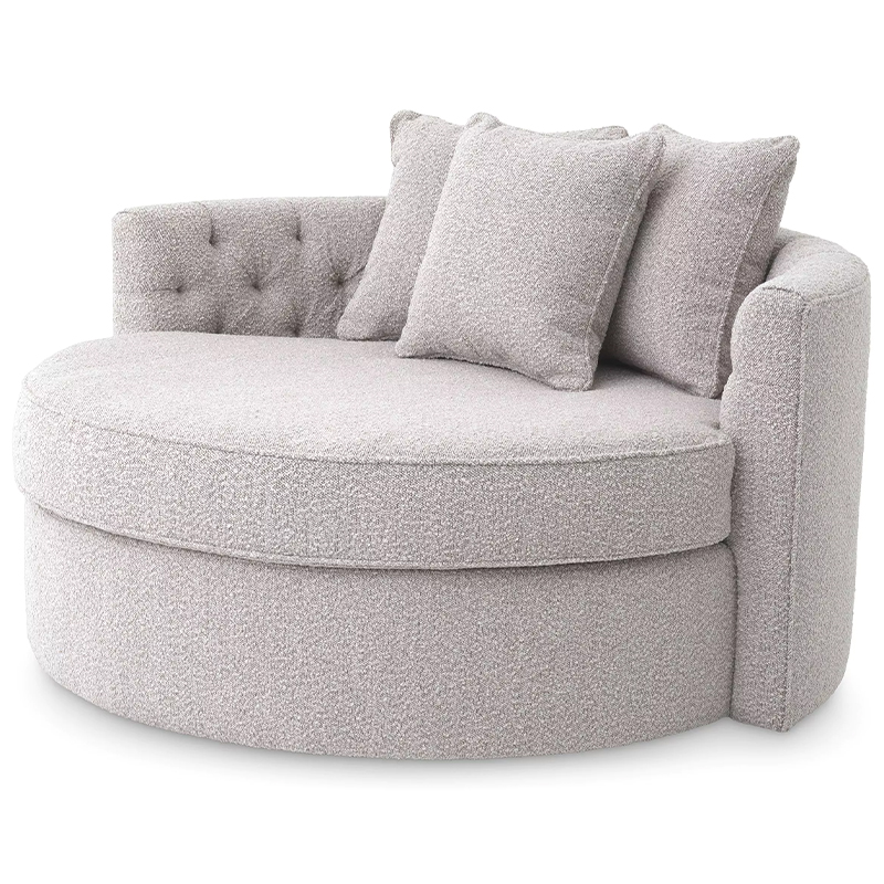 Диван Eichholtz Sofa Carlita Bouclé Grey Серый в Самаре | Loft Concept 