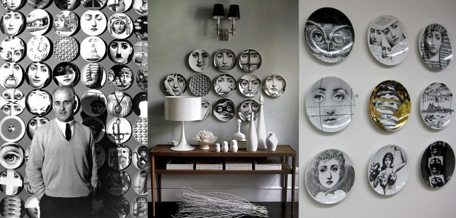 Декоративная тарелка Fornasetti 30.CR.BW.R01-195 - Loft-Concept в Самаре