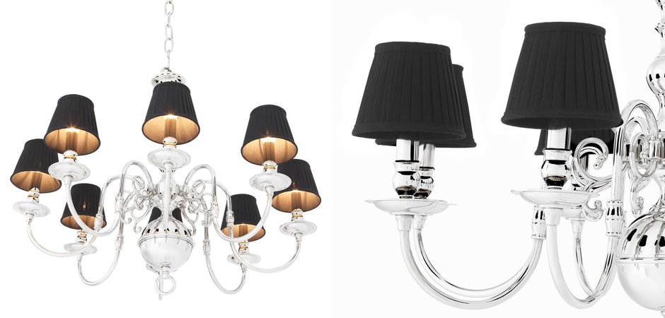 Люстра Eichholtz Chandelier Bourbon Nickel - Loft-Concept в Самаре