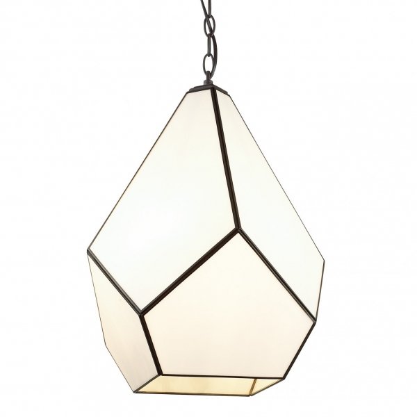 Люстра Geometry Glass Light Pendant Milk 4 Молочный в Самаре | Loft Concept 