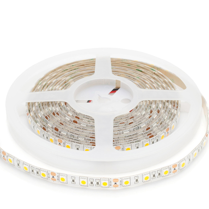 Светодиодная влагозащищенная лента 14,4W/m 60Led/m 5050SMD теплый белый Белый в Самаре | Loft Concept 