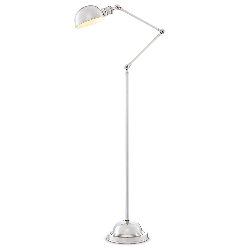 Торшер Eichholtz Floor Lamp Soho Nickel Никель в Самаре | Loft Concept 