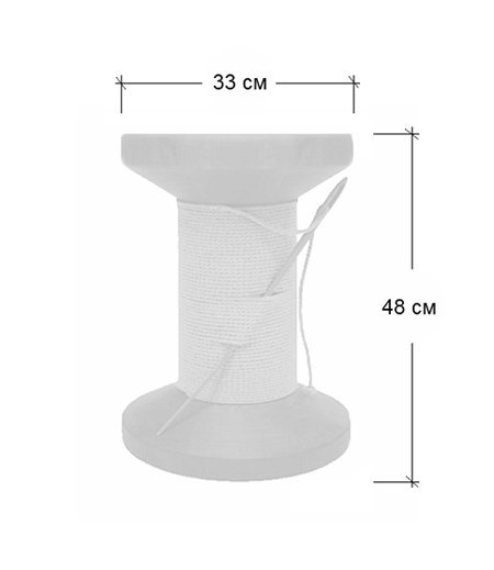 Дизайнерский табурет Thread Reel Wooden Stool в Самаре