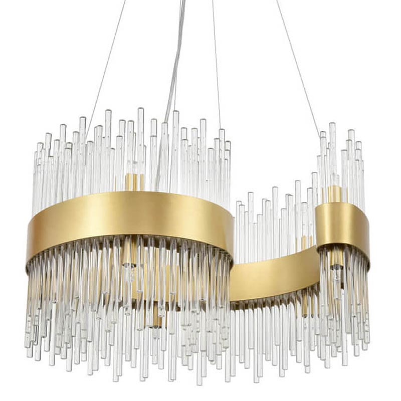 Люстра Nembus Chandelier 50 gold Прозрачный (Transparent) Золотой в Самаре | Loft Concept 