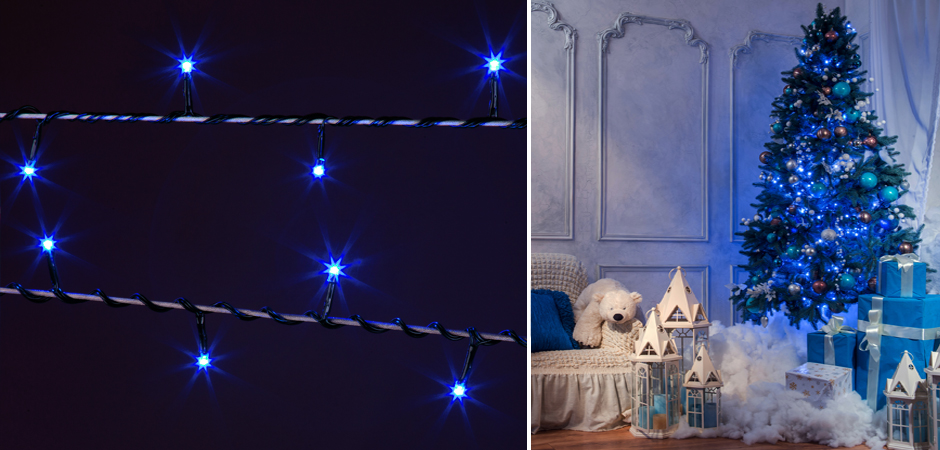 Интерьерная Гирлянда Синие диоды - Loft-Concept в Самаре