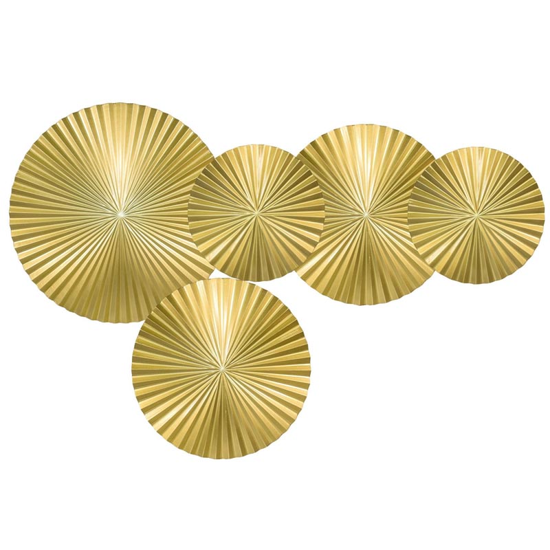 Арт-объект Apollo Gold Wall Plaque Disc 5 Золотой в Самаре | Loft Concept 