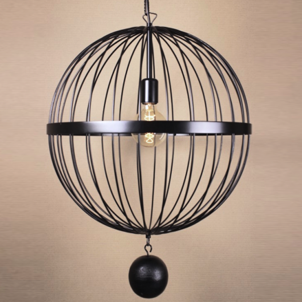 Подвесной светильник Wire Cage Pendant Spher Black Черный в Самаре | Loft Concept 