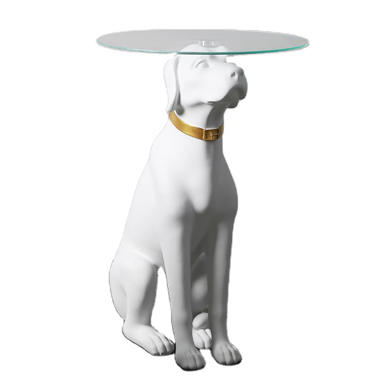 Приставной стол White Dog Table Белый в Самаре | Loft Concept 